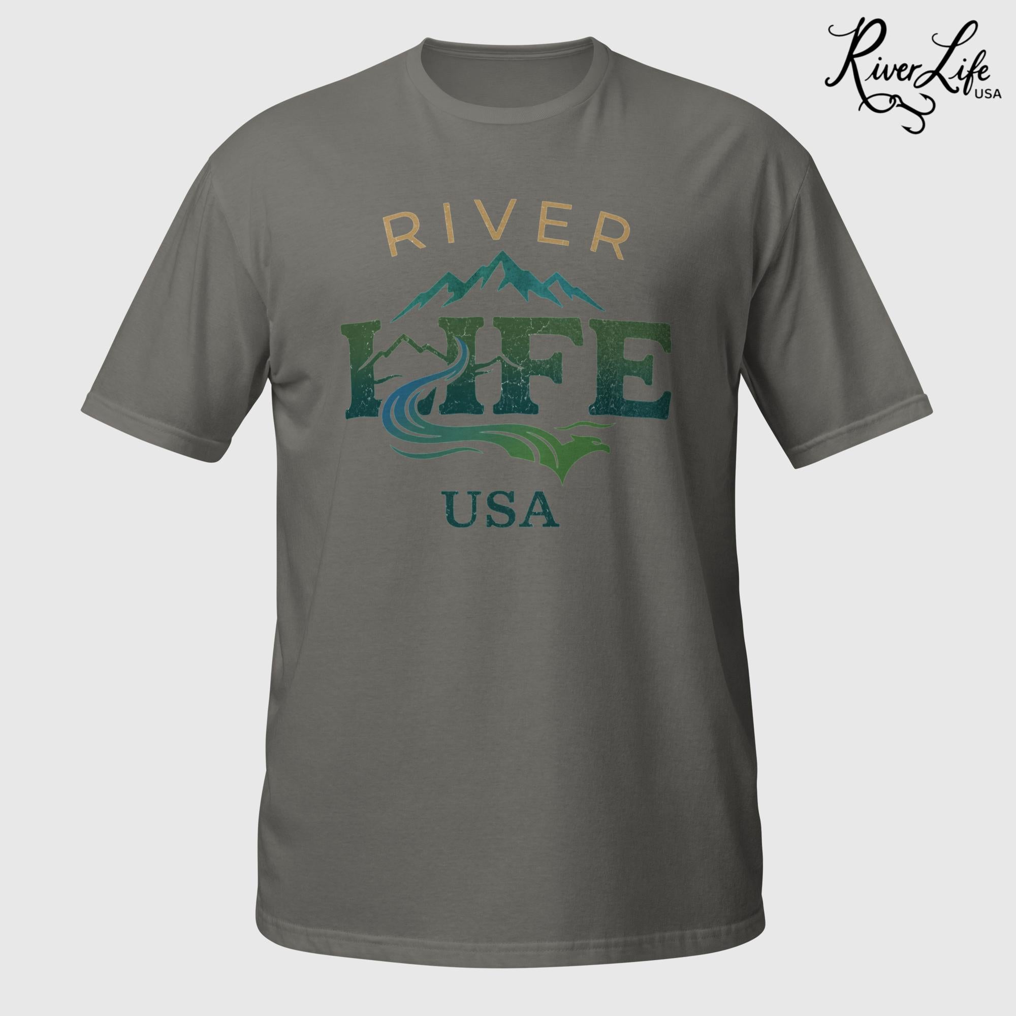 Spectrum | Short-Sleeve Unisex T-Shirt-Charcoal-River Life USA