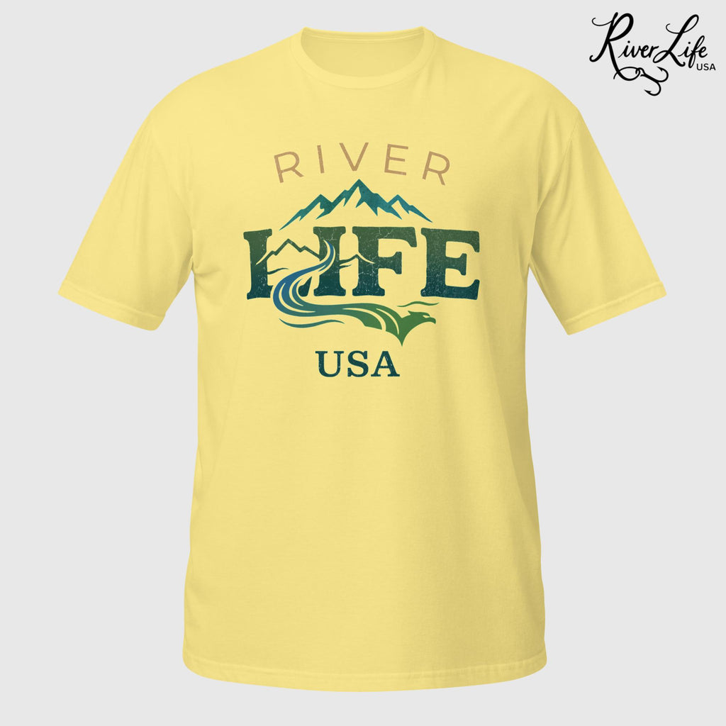 Spectrum | Short-Sleeve Unisex T-Shirt-Cornsilk-River Life USA