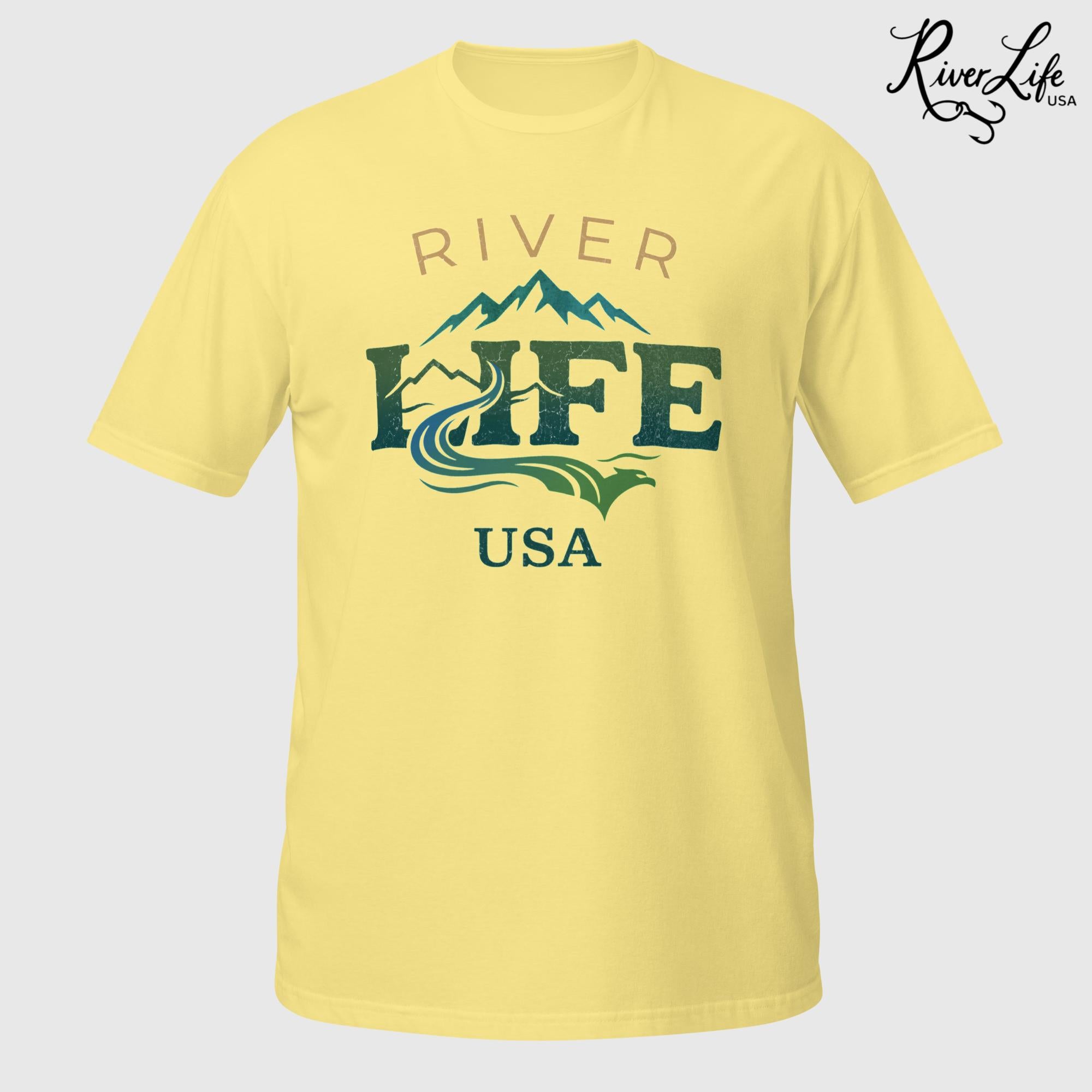 Spectrum | Short-Sleeve Unisex T-Shirt-Cornsilk-River Life USA