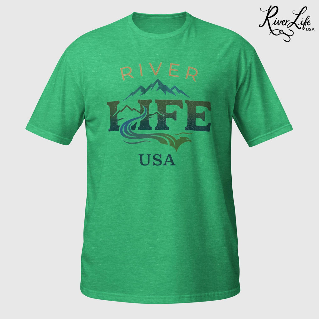 Spectrum | Short-Sleeve Unisex T-Shirt-Heather Irish Green-River Life USA