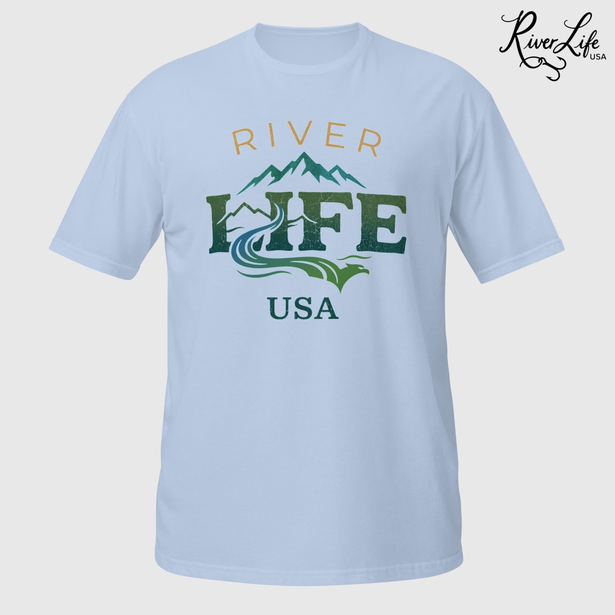 Spectrum | Short-Sleeve Unisex T-Shirt-Light Blue-River Life USA