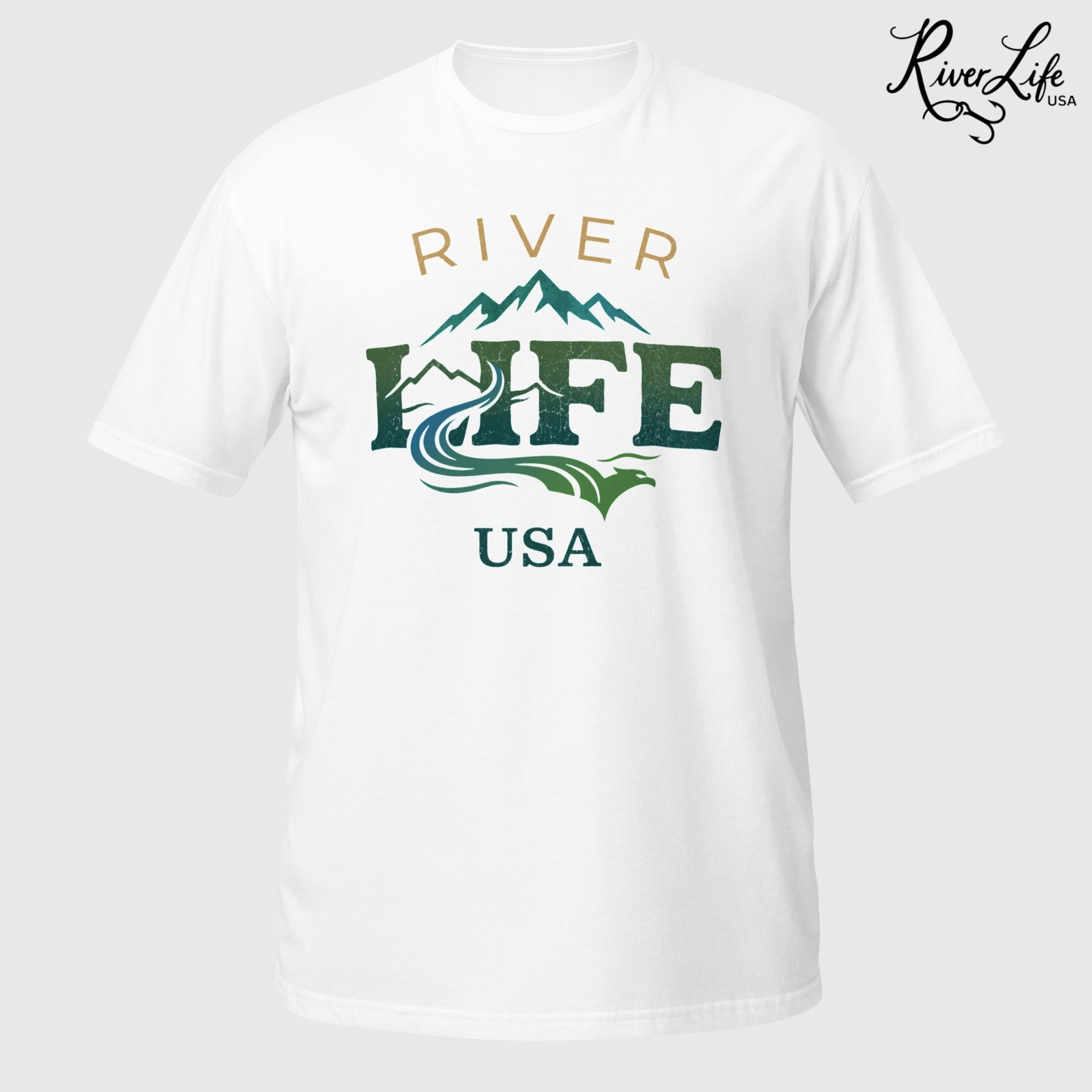 Spectrum | Short-Sleeve Unisex T-Shirt-White-River Life USA