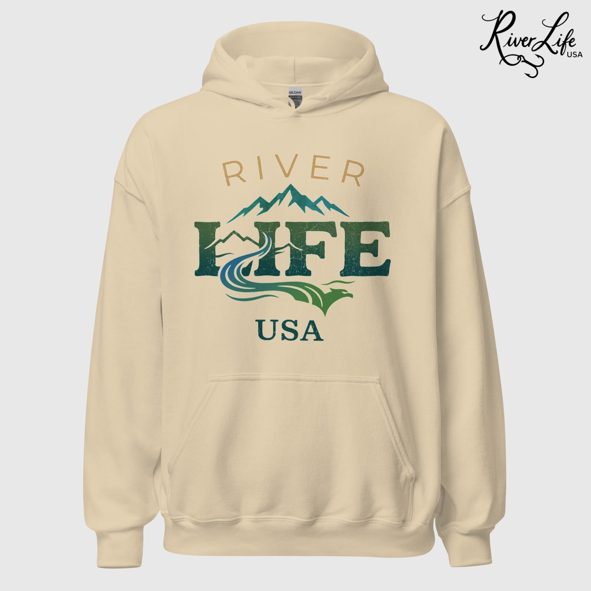 Spectrum | Unisex Pullover Hoodie-Sand-River Life USA