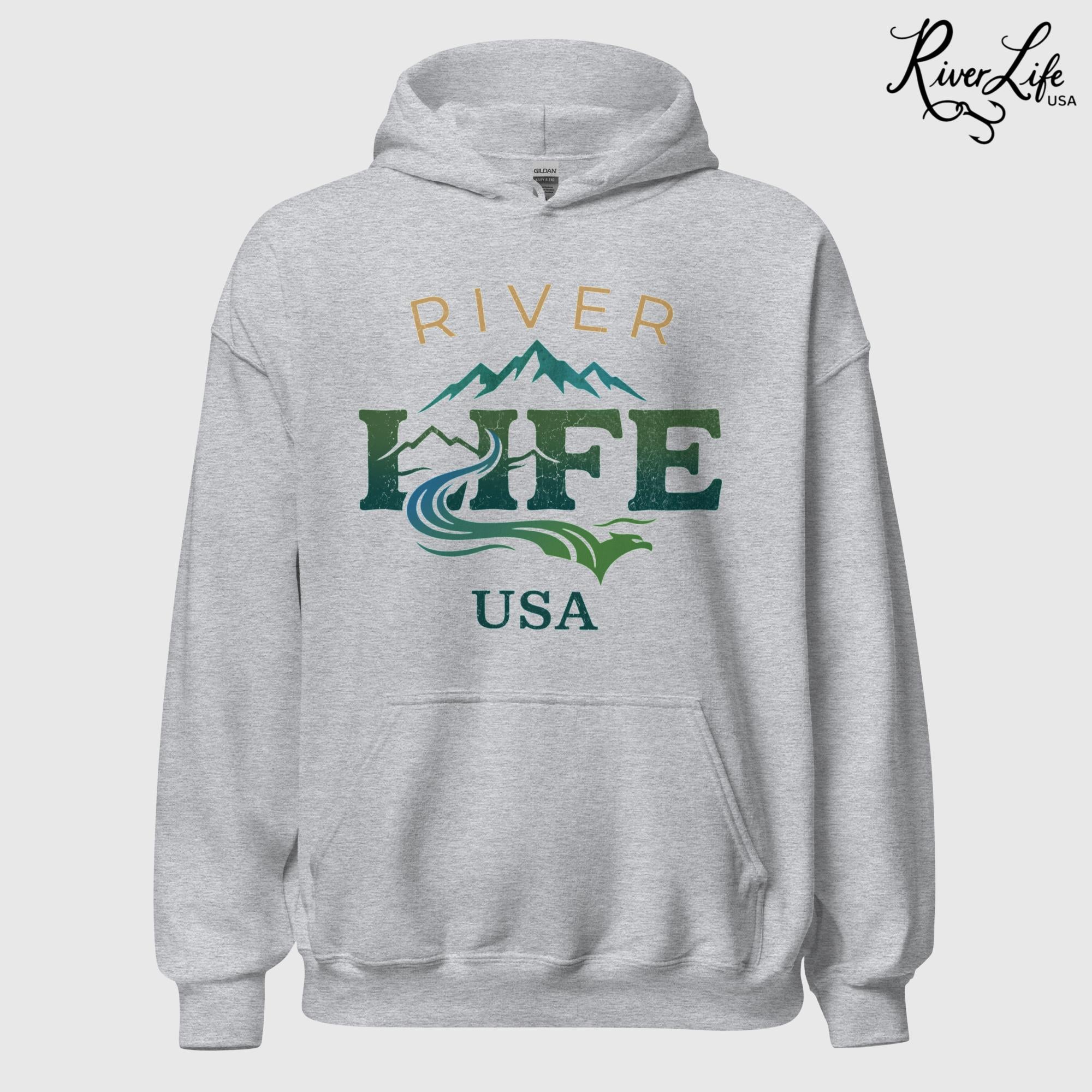 Spectrum | Unisex Pullover Hoodie-Sport Grey-River Life USA