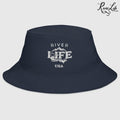 Spectrum (white embroidery) | Bucket Hat-Navy-River Life USA