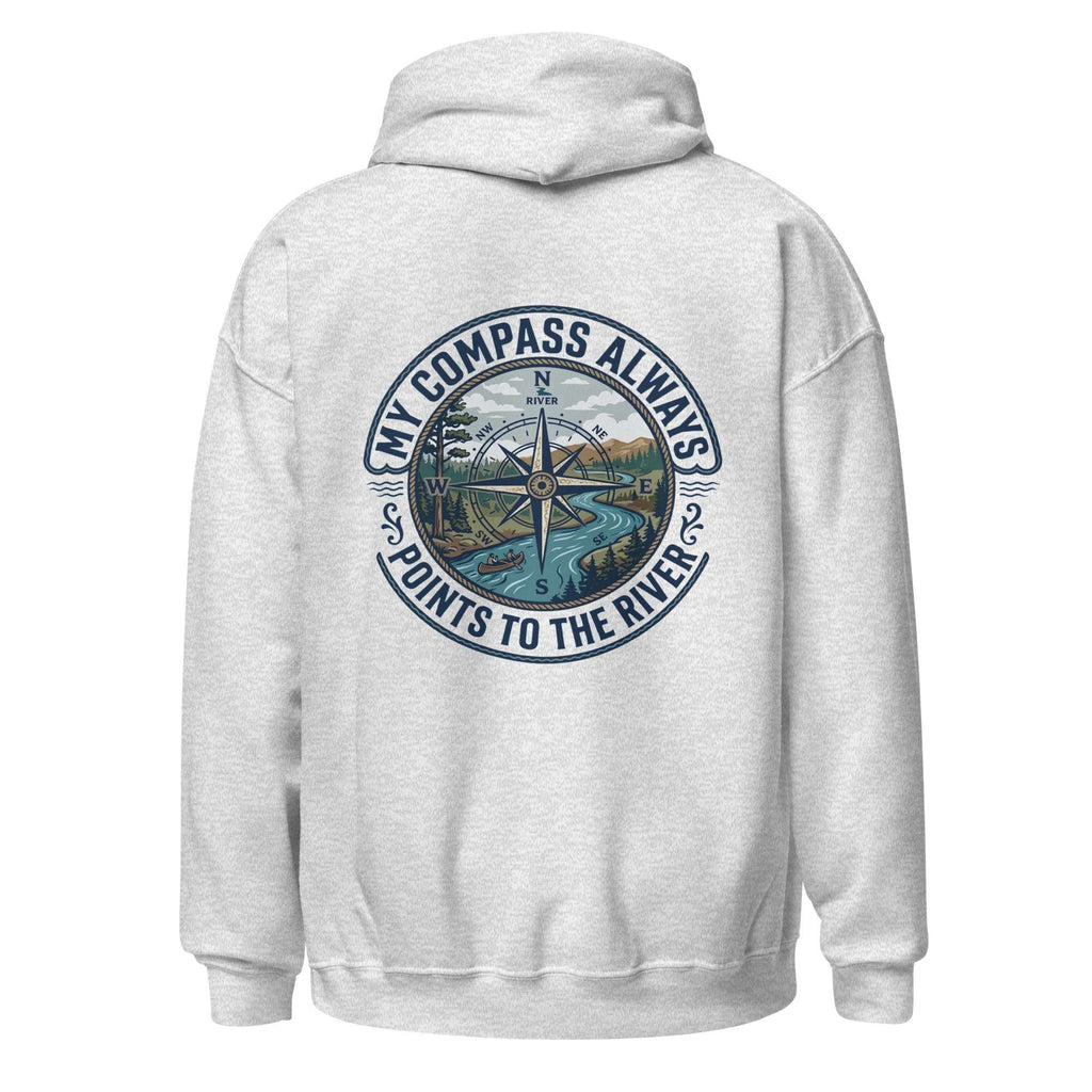 My Compass | Unisex Hoodie | Soft Outdoor River Pullover