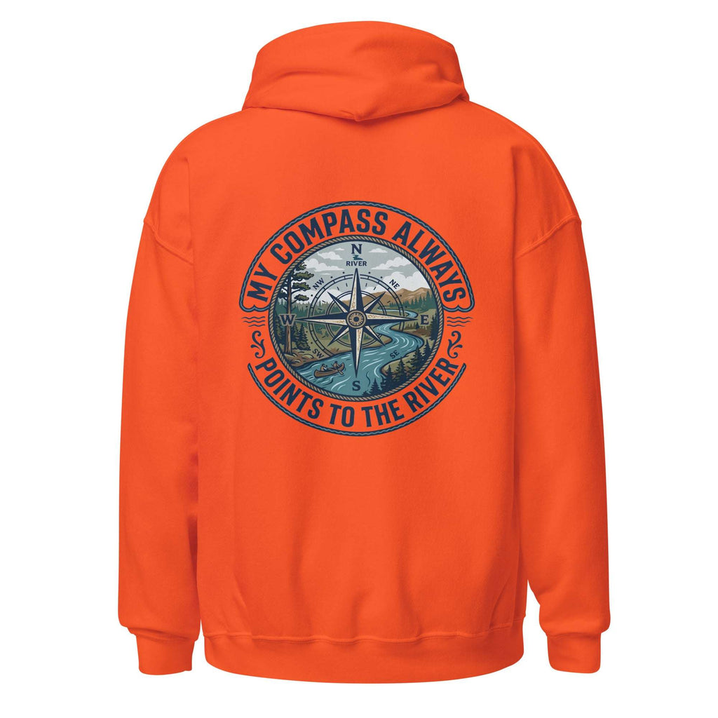 My Compass | Unisex Hoodie | Soft Outdoor River Pullover