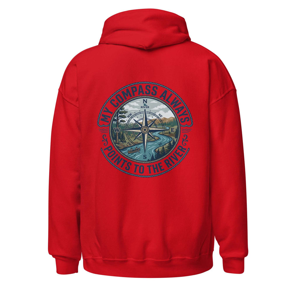 My Compass | Unisex Hoodie | Soft Outdoor River Pullover