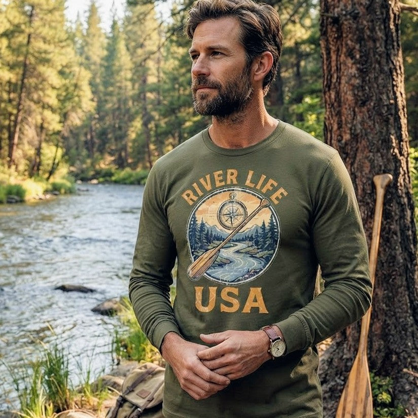 Proudly American | Long-Sleeve Unisex T-Shirt