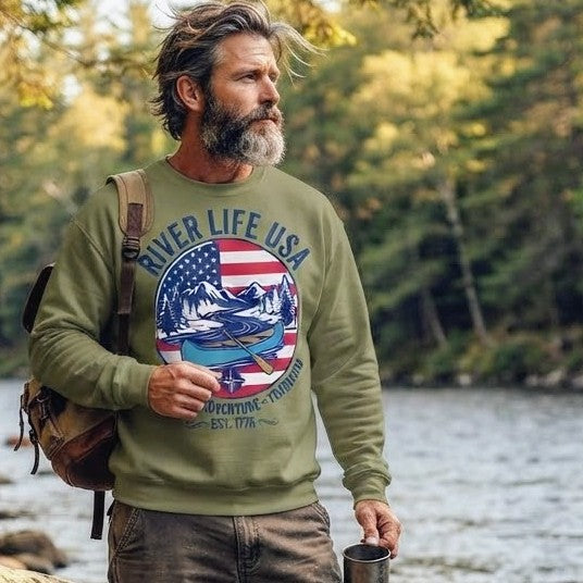Freedom Adventure Tradition | Unisex Crew Neck Sweatshirt
