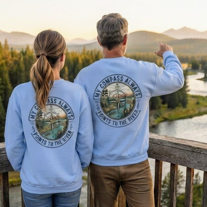 My Compass | Unisex Crew Neck Sweatshirt