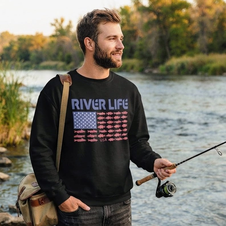 Fish Flag | Unisex Crew Neck Sweatshirt