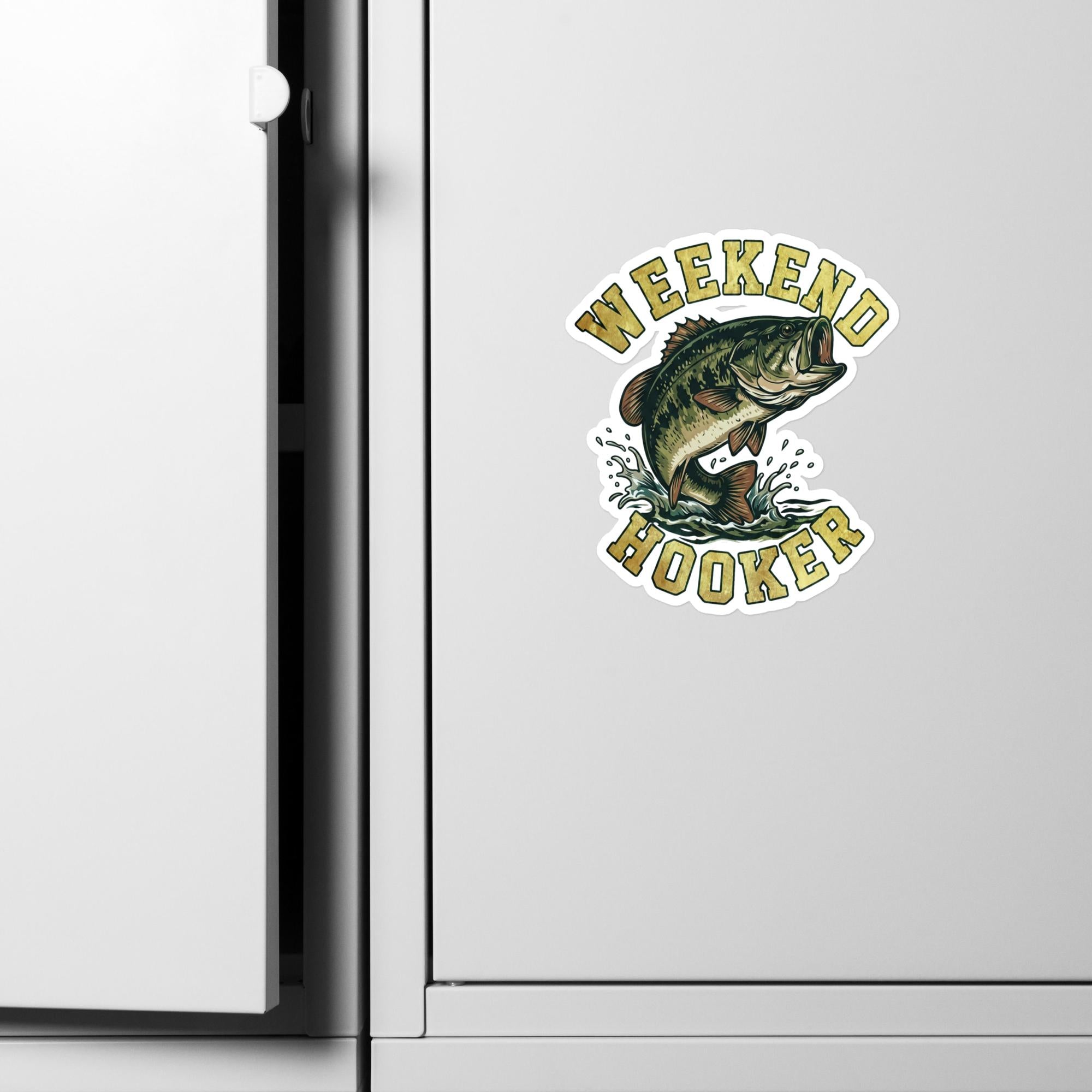 Weekend Hooker | Kiss-cut Vinyl Decals-6″×8″-River Life USA