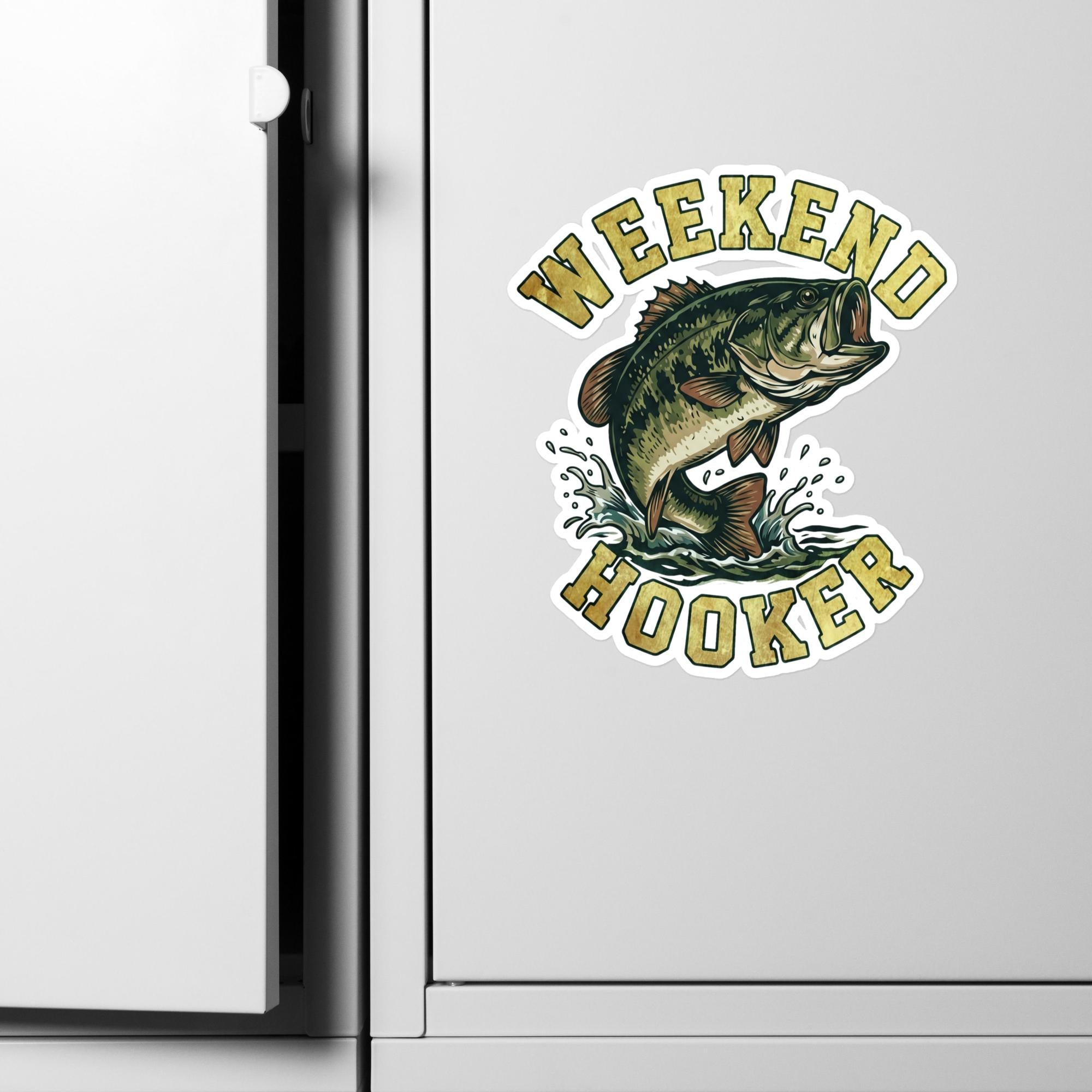 Weekend Hooker | Kiss-cut Vinyl Decals-8″×10″-River Life USA