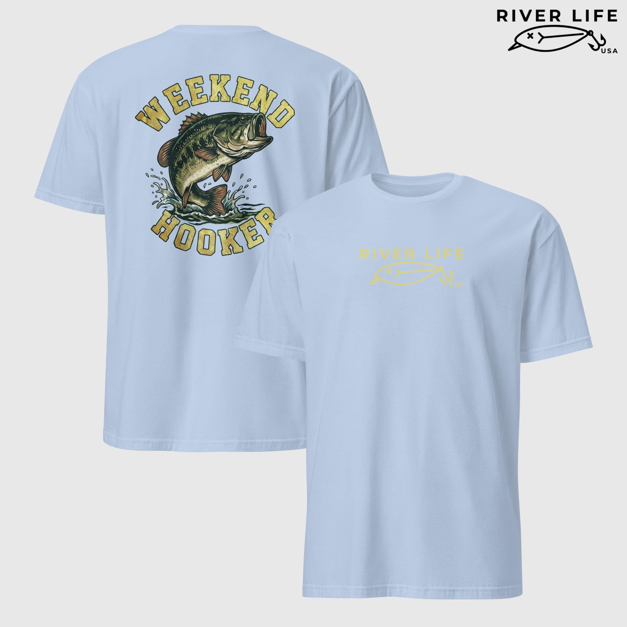 Weekend Hooker | Short-Sleeve Unisex T-Shirt-Light Blue-River Life USA