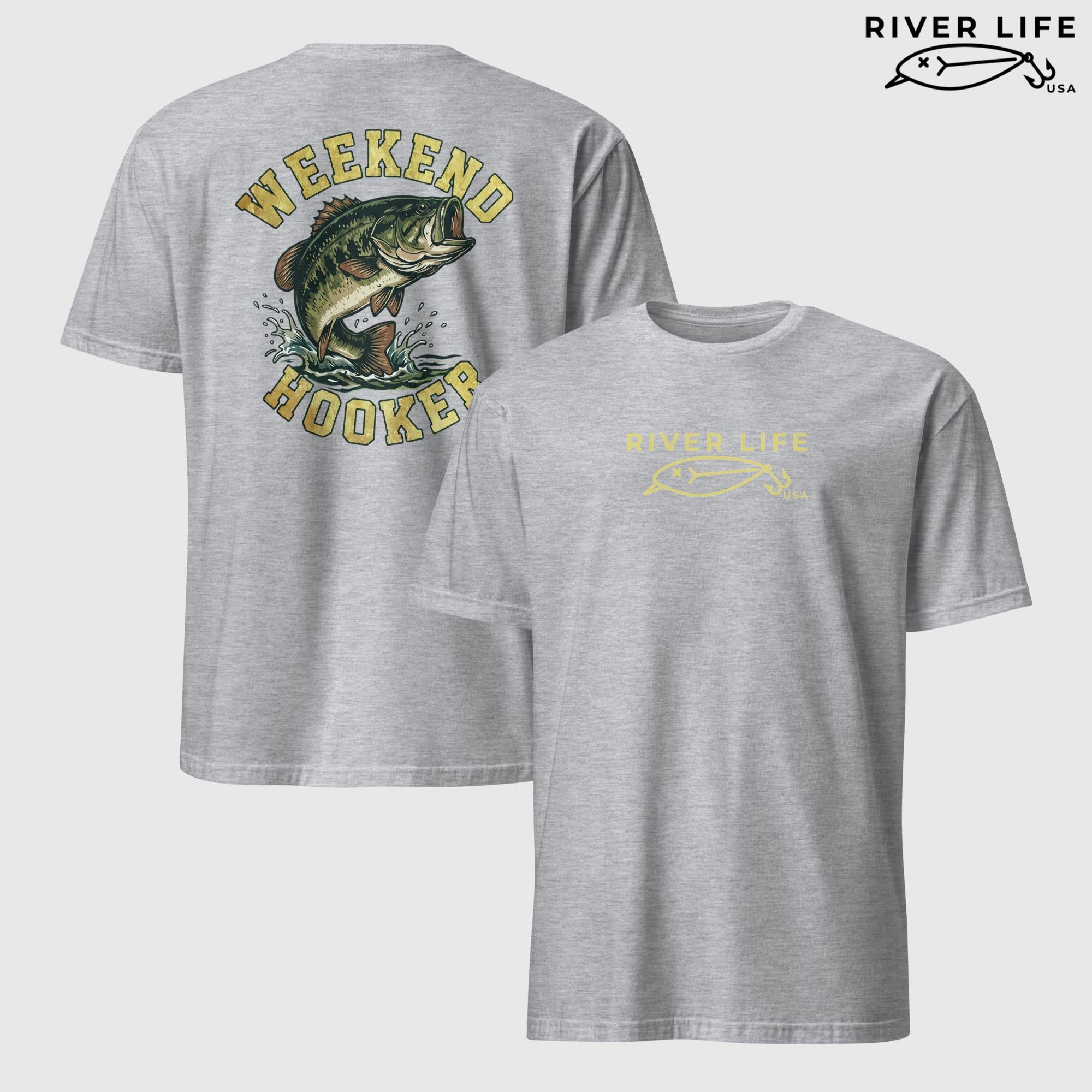Weekend Hooker | Short-Sleeve Unisex T-Shirt-Sport Grey-River Life USA