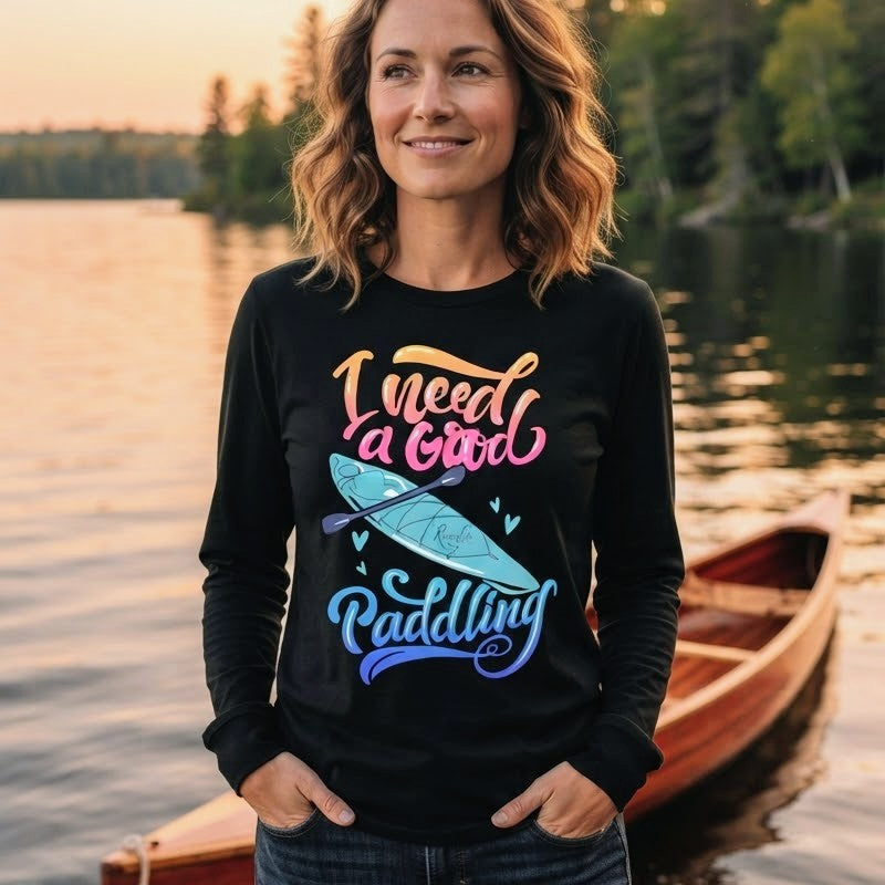 I Need a Good Paddling | Long-Sleeve Women's T-Shirt