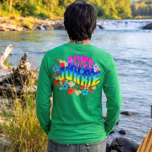 River Junkie | Long-Sleeve Women's T-Shirt