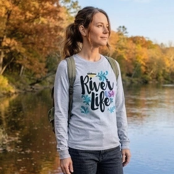 Yellow Boat | Long-Sleeve Women's T-Shirt