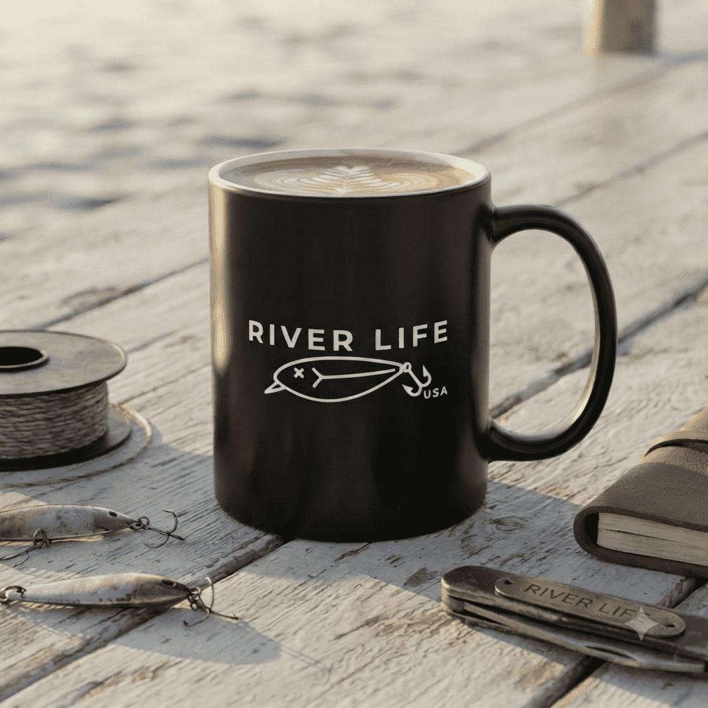 X-Eye Lure | Black Glossy Mug